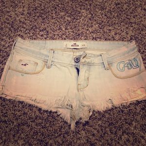Hollister jean shorts